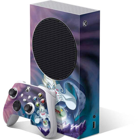Disney Villains Ursula Ariel and Flounder Xbox Series S Skins